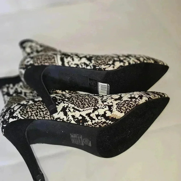 Mia Ankle Boots, McKinney Beige Multi  Sock  Boot - Picture 10 of 13